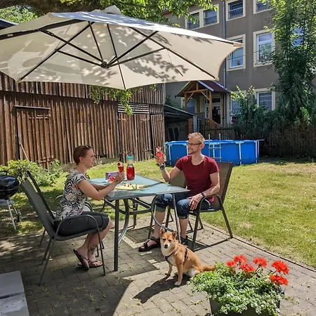 Urlaubsmagie - Talruhe - Garten Mit Terrasse & Saisonaler Pool 赛博尼茨
