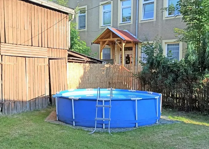 Urlaubsmagie - Ferienwohnung Talruhe - Garten Mit Terrasse & Saisonaler Pool Sebnitz