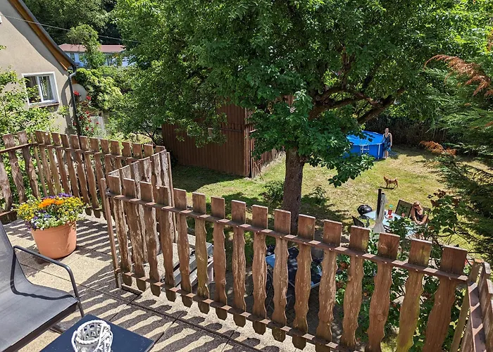 Lägenhet Urlaubsmagie - Ferienwohnung Talruhe - Garten Mit Terrasse & Saisonaler Pool Sebnitz